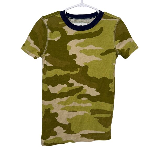 Crewcuts Boys Camouflage Short Sleeve Pajama Top Size 6 - Picture 1 of 4
